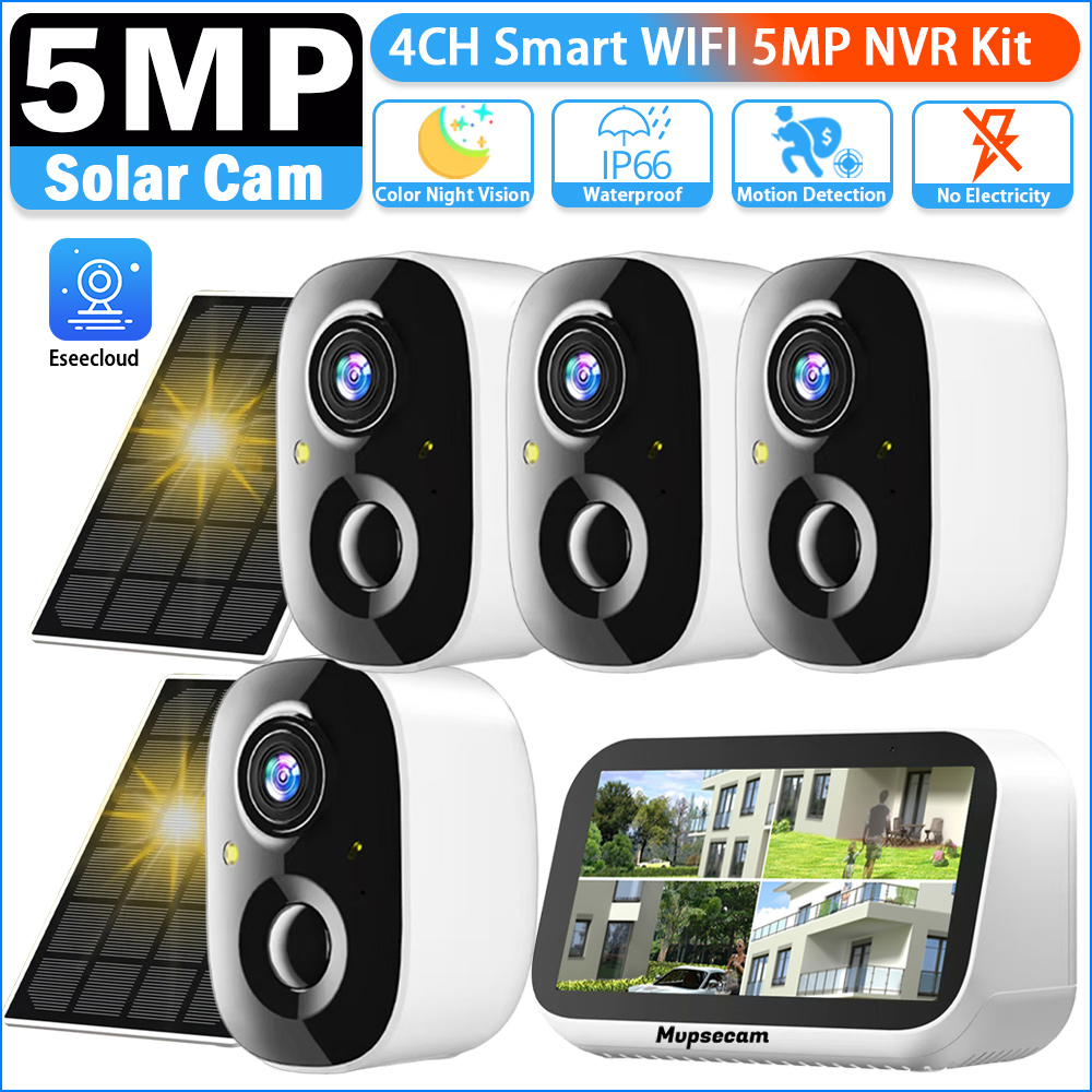 Nvr Kit 8 Channel - Audio 2 Arah 5MP 4CH 4.3