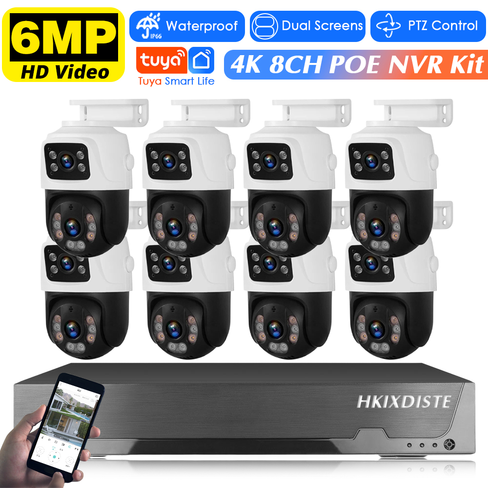 Nvr Kit 8 Channel - H.265 Sistem Pengawasan Video Pintar 8CH