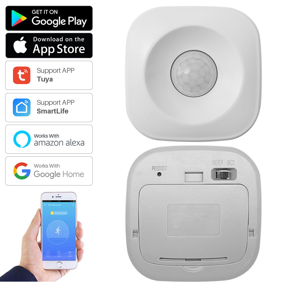 Home Security Alarm System - Tuya Sensor gerak WiFi cerdas, PIR