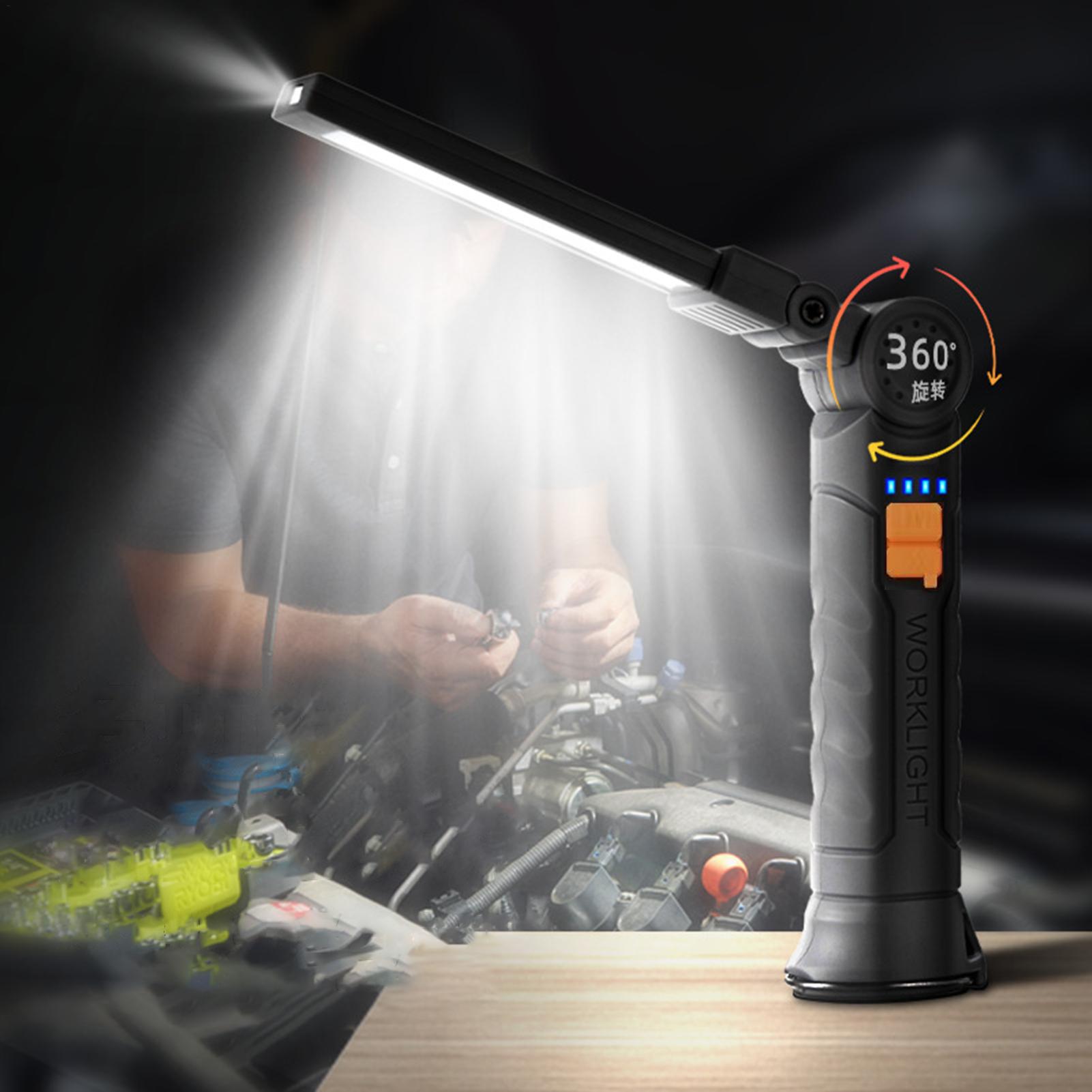 Home Security Flood Lights - Senter LED Isi Ulang dengan Magnet