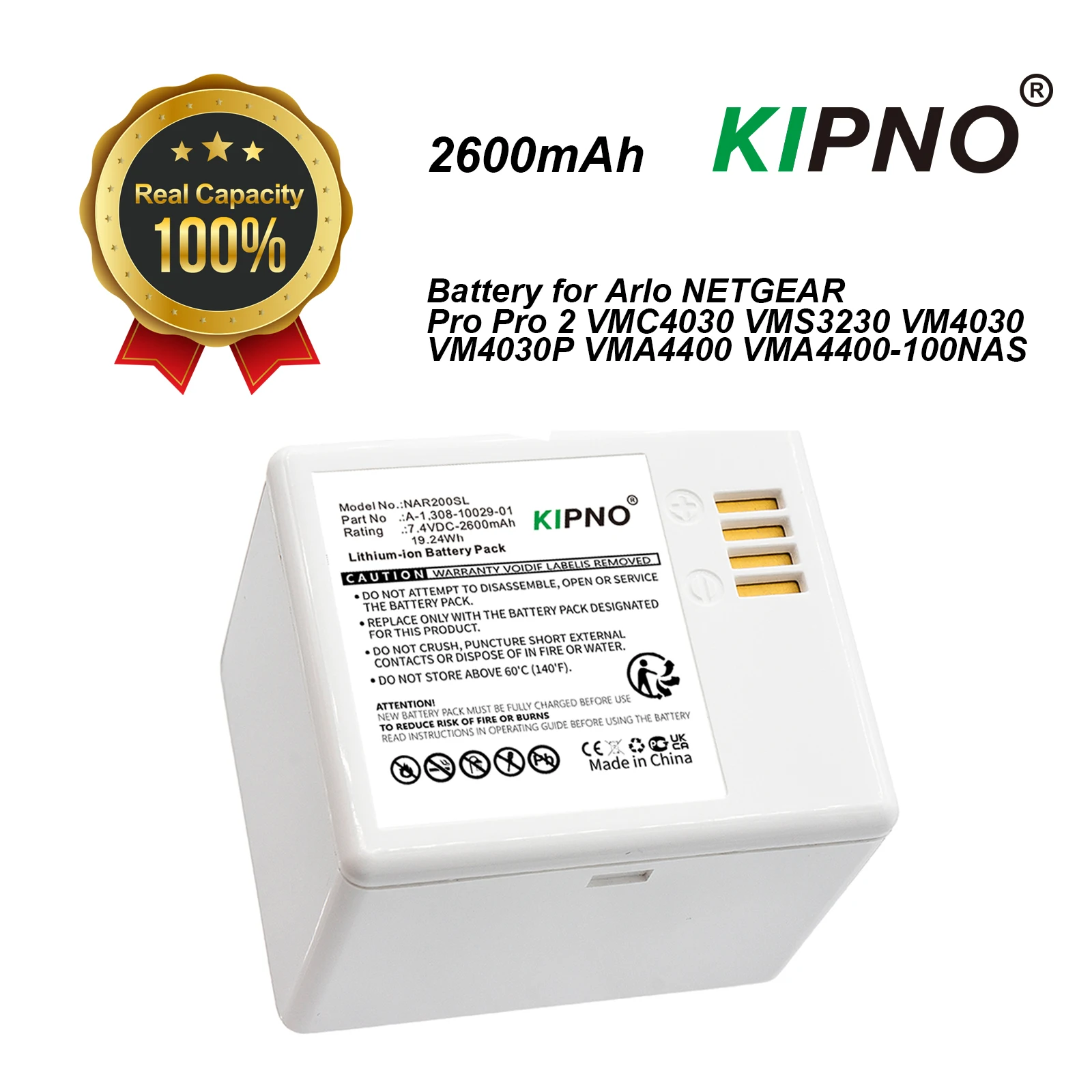 Home Security Arlo - Baterai Pengganti KIPNO A-1 untuk Kamera