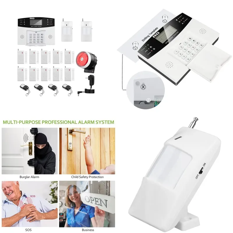 Home Security Alarm System - Kit Alarm Pencuri Rumah Sistem Alarm