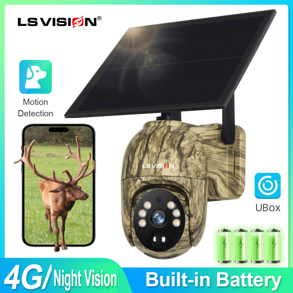 Home Security Outdoor - Kamera Satwa Liar LS VISION Solar