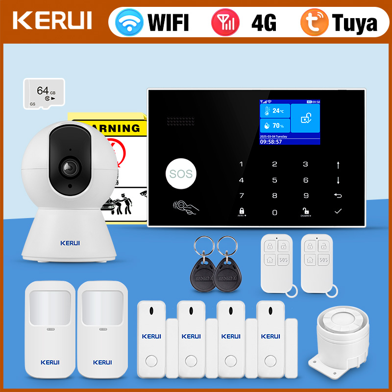 Home Security Zones - Sistem Alarm KERUI 4G dengan Zona