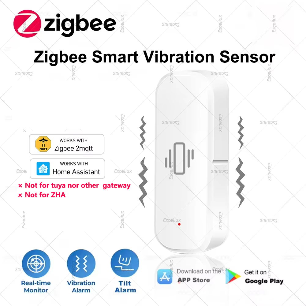 Home Security Monitor - Zigbee Sensor Getaran Pintar Perlindungan Keamanan