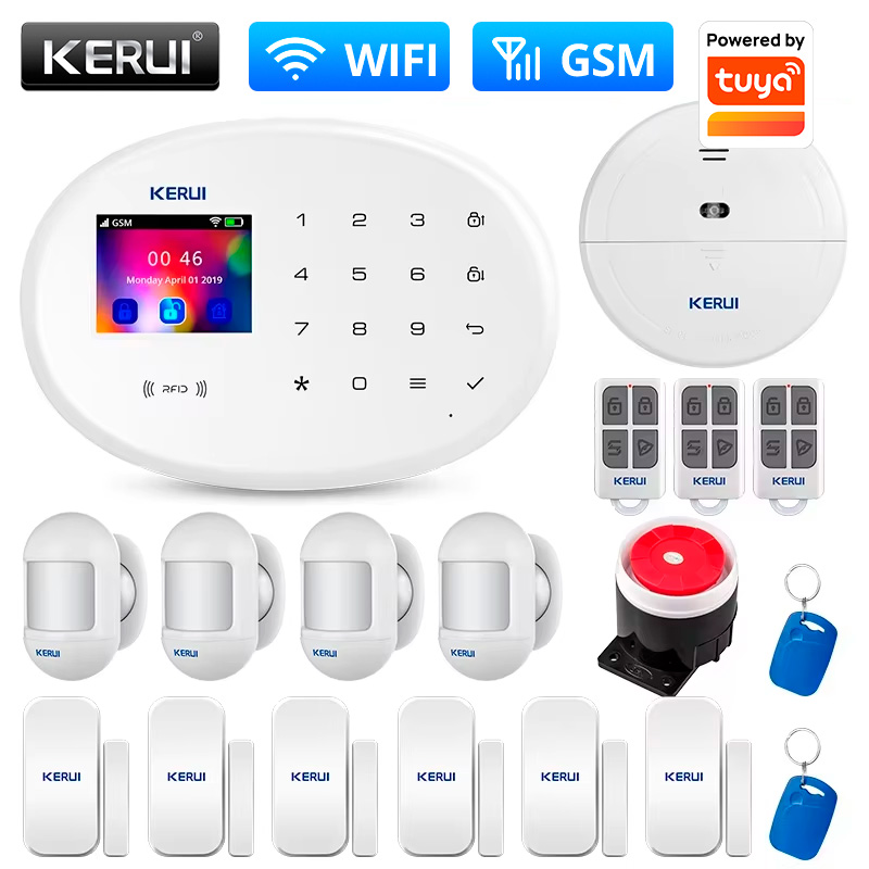 Home Security Group - KERUI Perlindungan Keamanan Rumah WIFI GSM