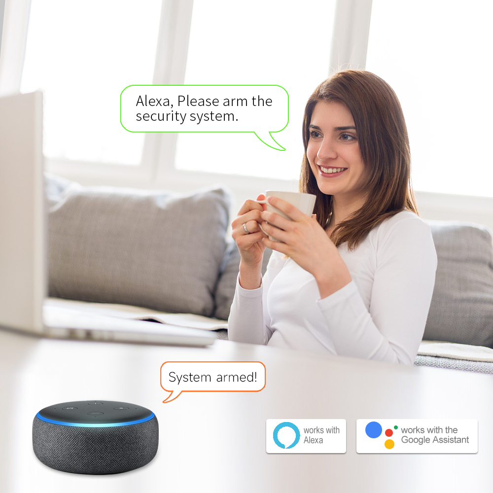 Layar Sentuh Penuh 7 Inci 43Hz - Home Security Zones ulasan dan harga