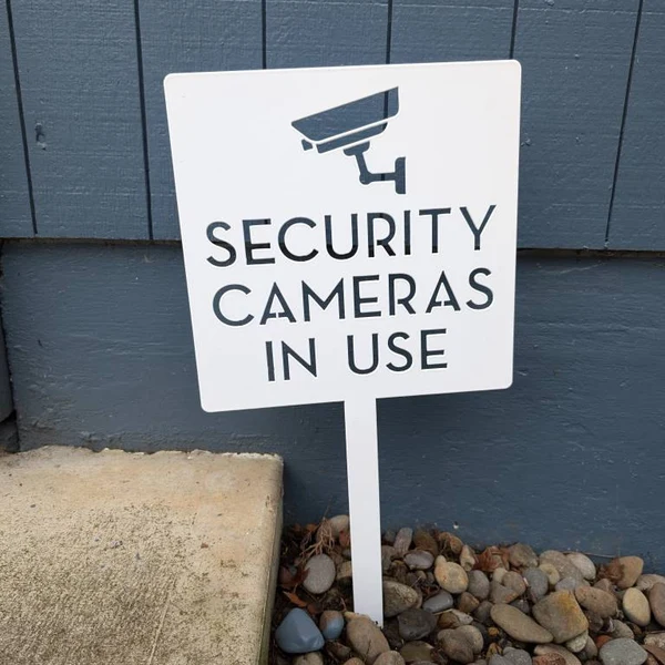 Rambu Kamera Keamanan - Rambu  - Home Security Yard Sign ulasan dan harga