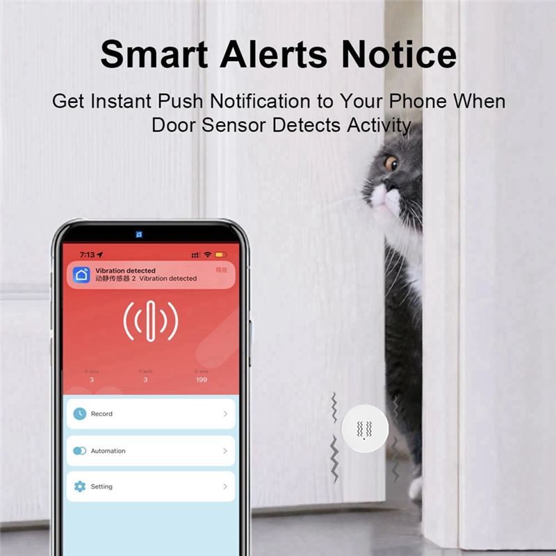 [NEW A09R!】 Sensor Getaran Pin - Home Security Monitor ulasan dan harga