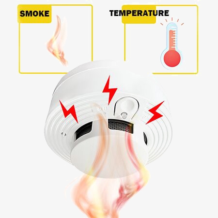 Detektor Asap Kebakaran Alarm  - Home Security Monitor ulasan dan harga