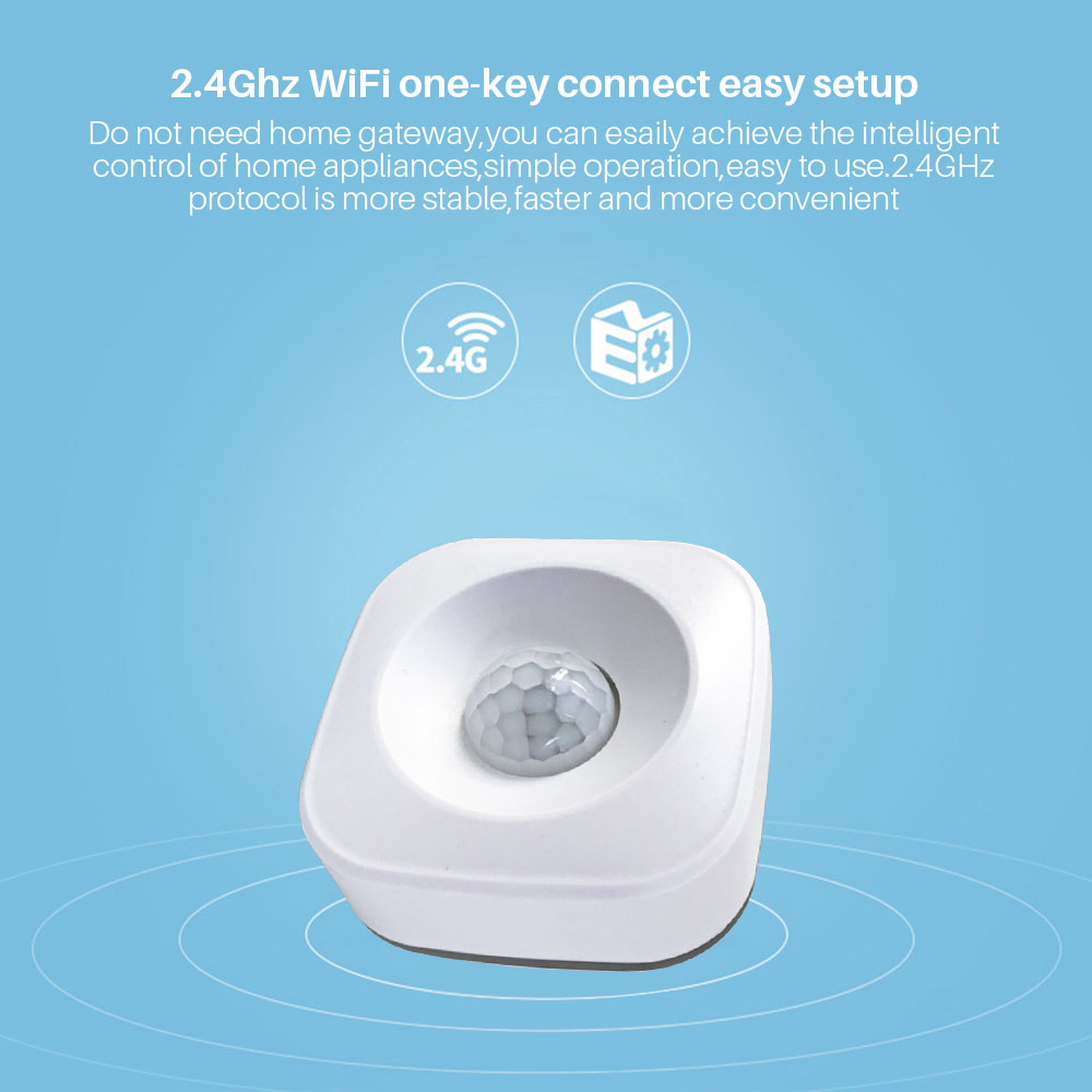 Tuya Sensor gerak WiFi cerdas, - Home Security Alarm System ulasan dan harga