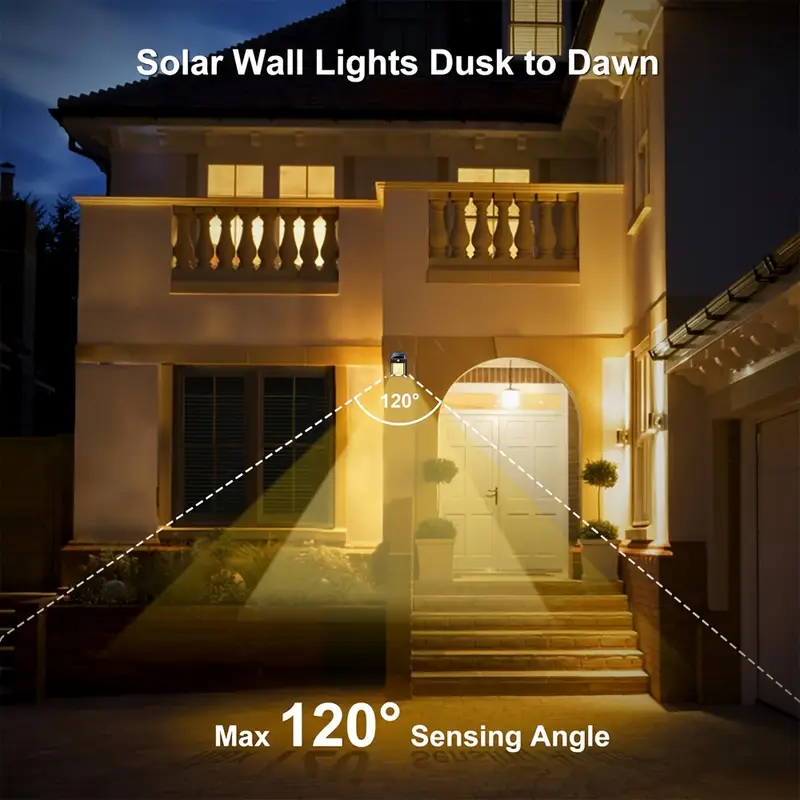 1/2/4/8Pcs Lampu Dinding Tungs - Home Security Yard Sign ulasan dan harga
