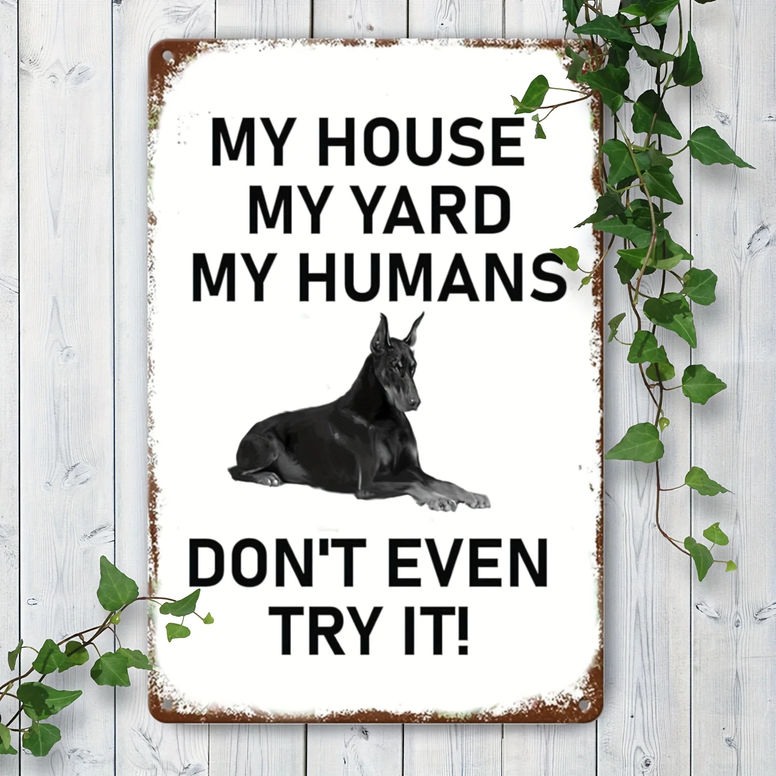 Papan Peringatan Vintage Dober - Home Security In My Area ulasan dan harga