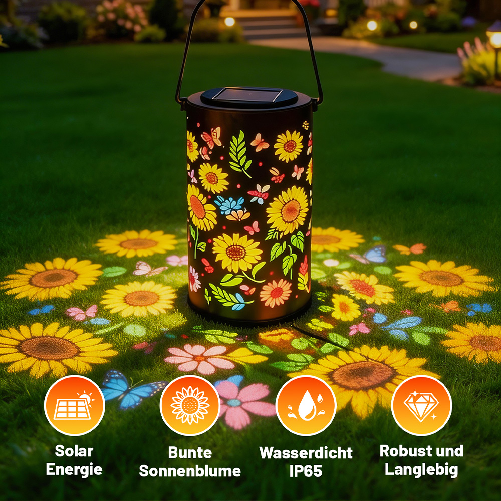 2 Buah Lentera Surya Bunga Mat - Home Security Yard Sign ulasan dan harga