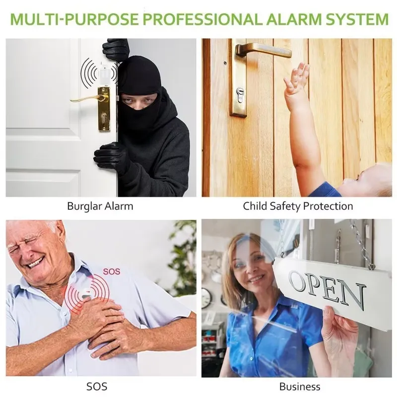 Kit Alarm Pencuri Rumah Sistem - Home Security Alarm System ulasan dan harga