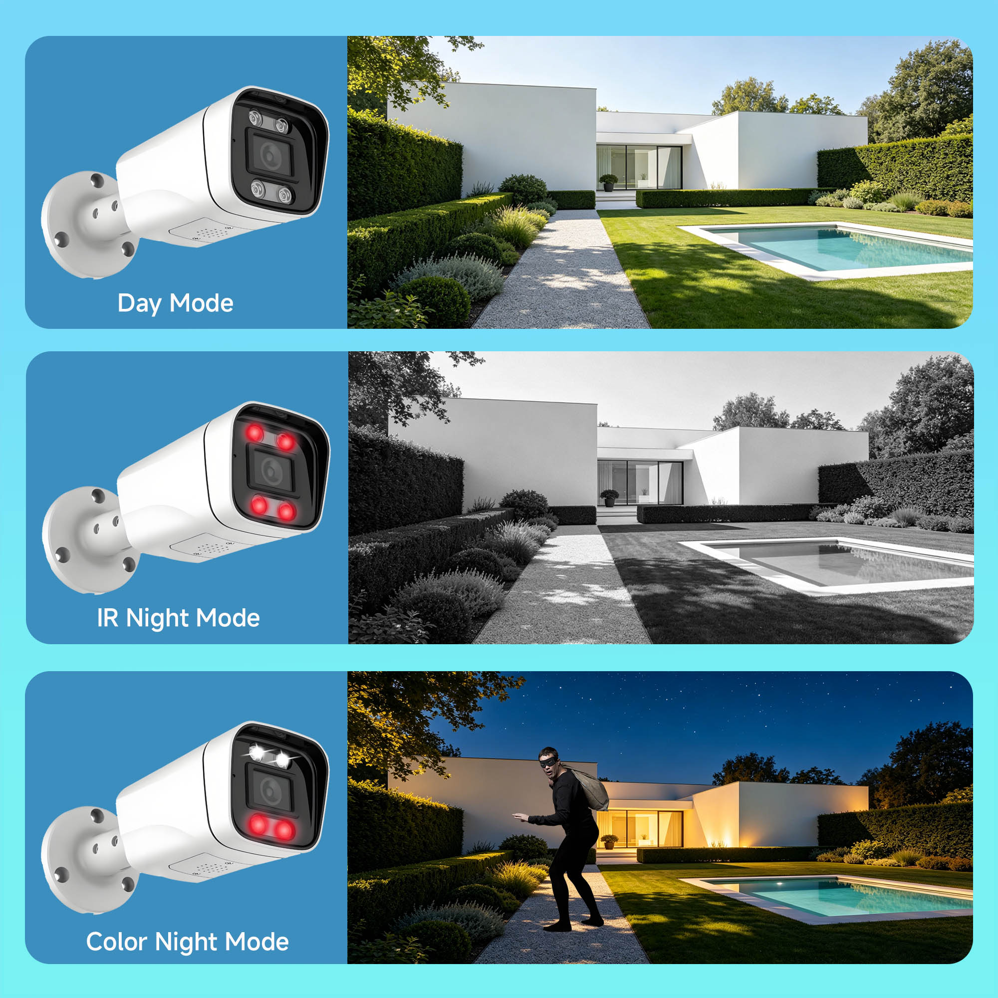 BFMore 8MP 4K Ai Sistem Keaman - Home Security Outdoor ulasan dan harga