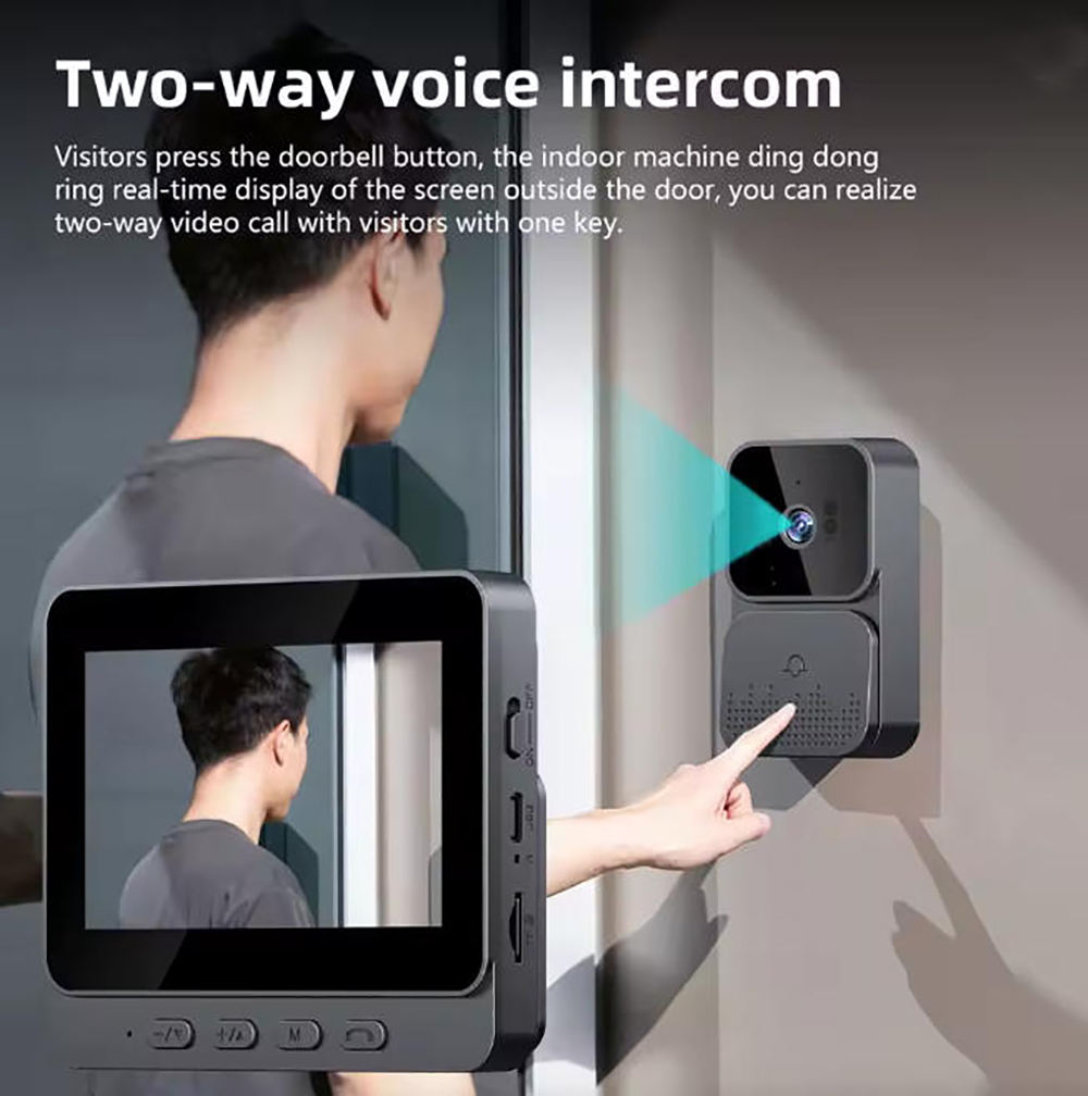    Kamera Bel Pintu 4G, Kamer - Home Security Group ulasan dan harga