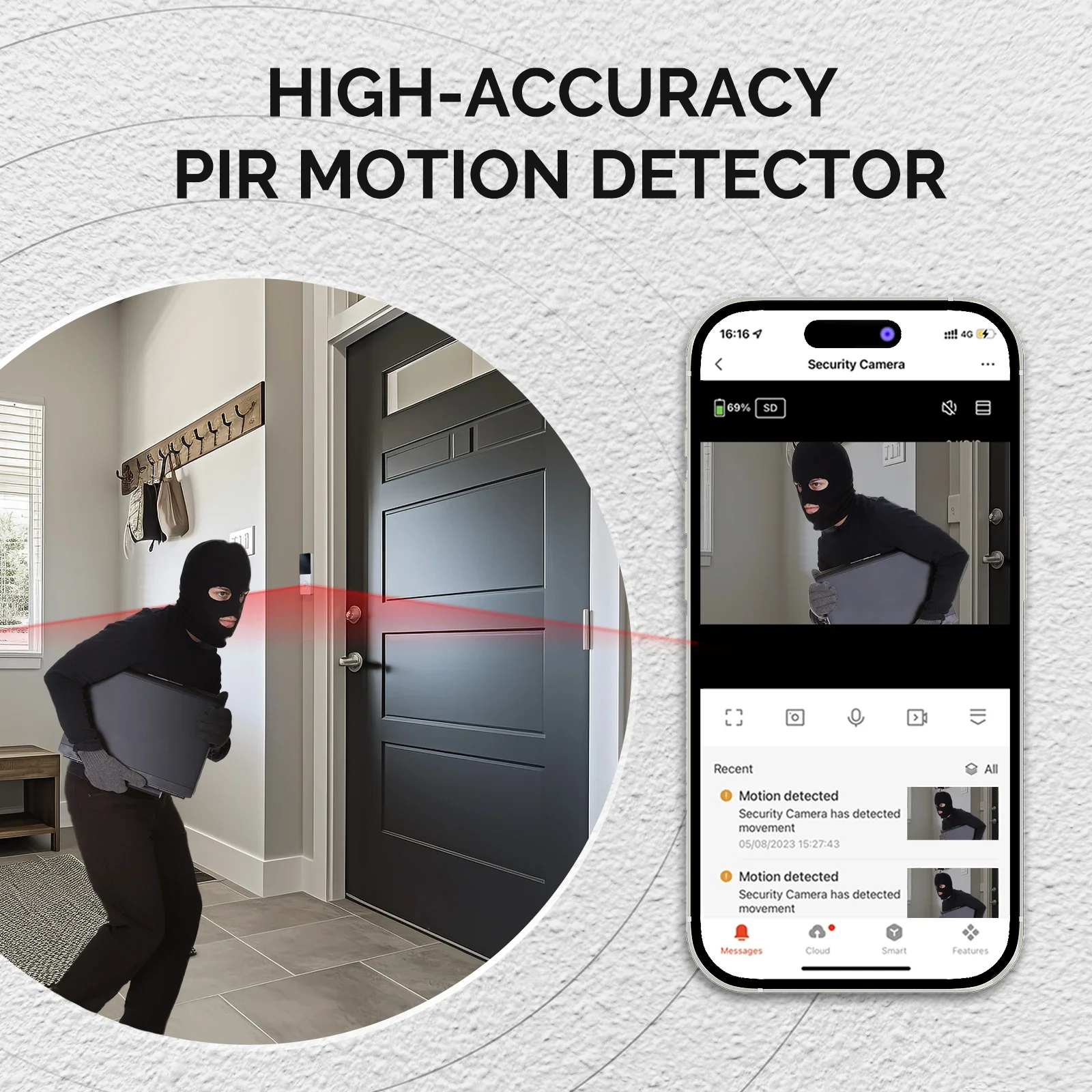 Kamera Bel Pintu Video WiFi Pi - Home Security Product ulasan dan harga