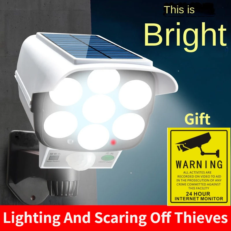 Lampu LED 77 nirkabel luar rua - Home Security Flood Lights ulasan dan harga
