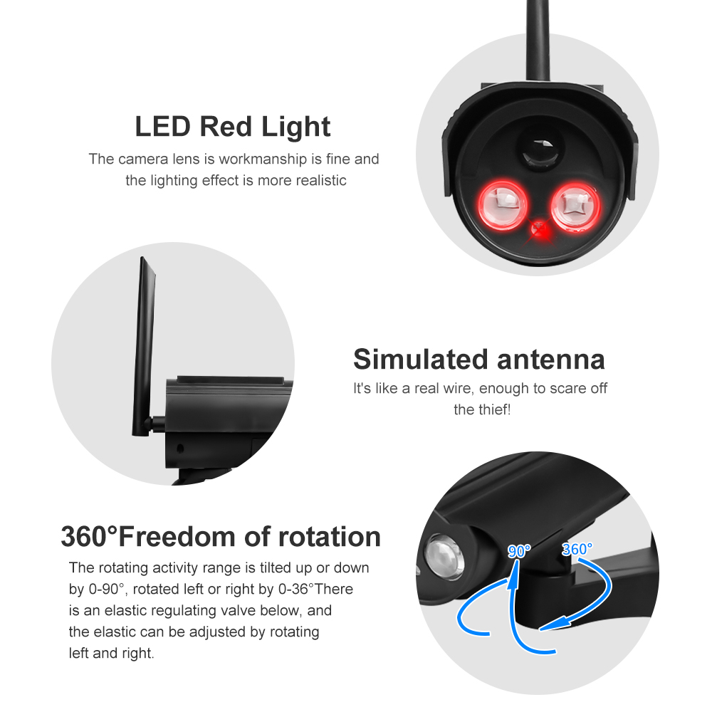 Kamera simulasi tenaga surya l - Home Security Outdoor ulasan dan harga