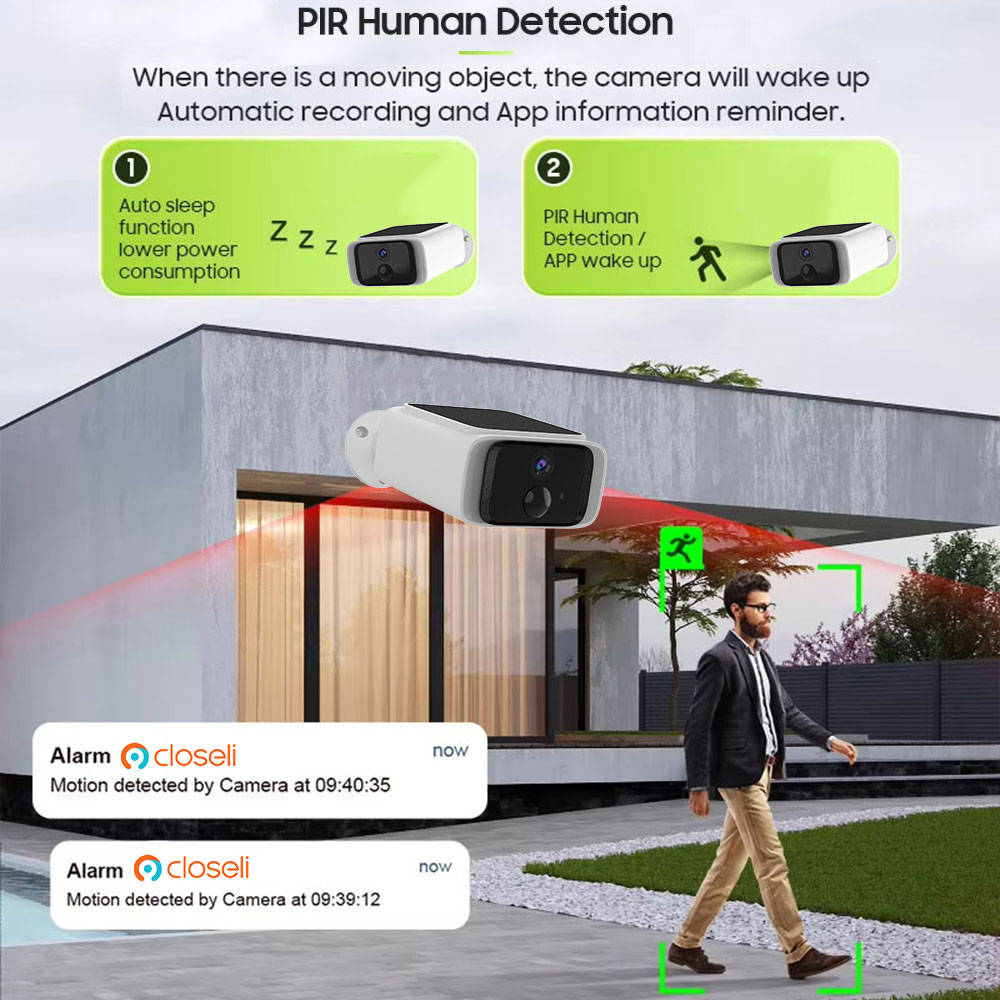 Kamera Keamanan Tenaga Surya 2 - Home Security Product ulasan dan harga