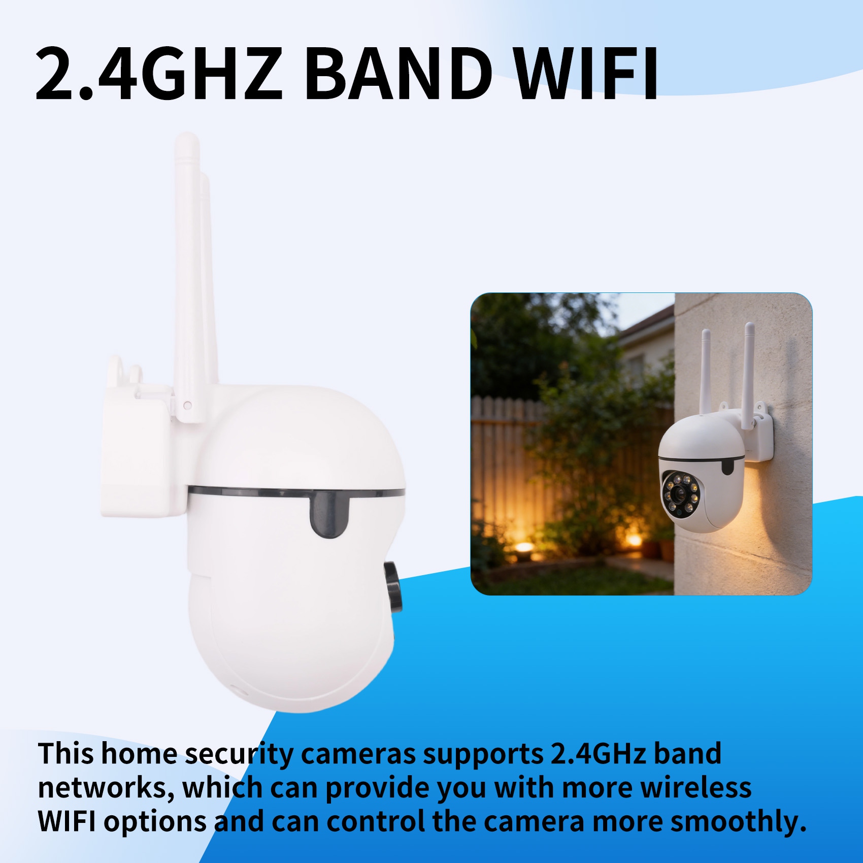 Kamera Keamanan WiFi DT23 1080 - Home Security Flood Lights ulasan dan harga