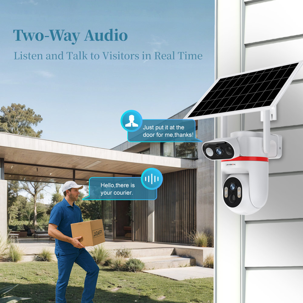 Kamera Keamanan Tenaga Surya L - Home Security Zones ulasan dan harga