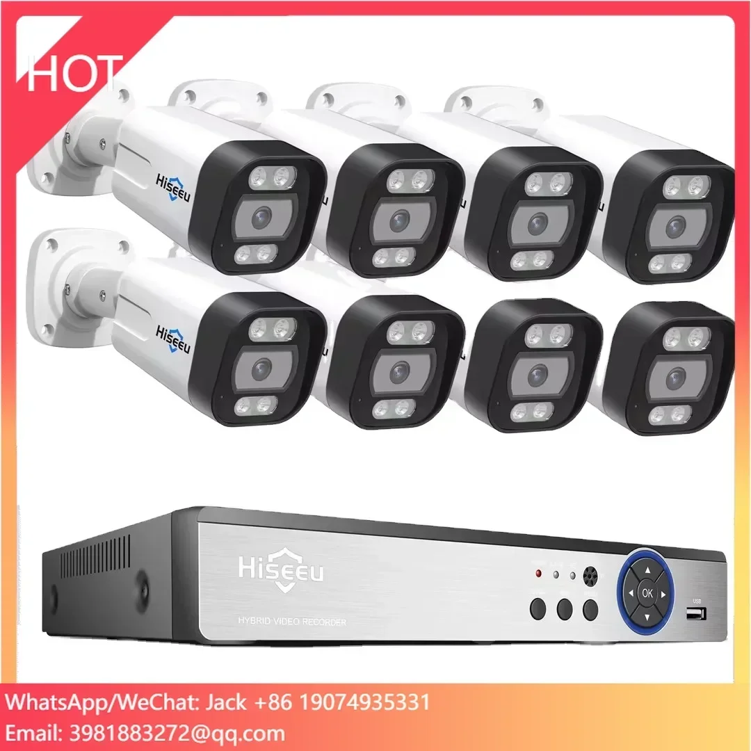 Hiseeu 4K 8 Kanal 8MP Kamera C - Nvr Kit 8 Channel ulasan dan harga