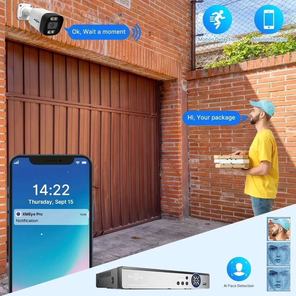 Hiseeu 4K 8 Kanal 8MP Kamera C - Nvr Kit 8 Channel ulasan dan harga