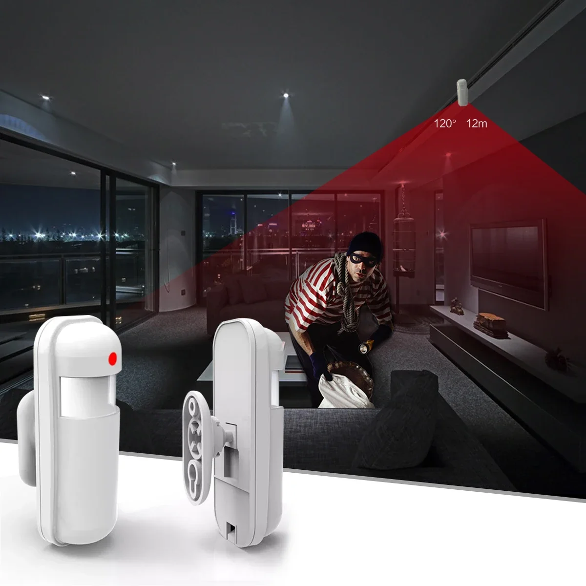 Detektor inframerah PIR Mini n - Home Security Group ulasan dan harga