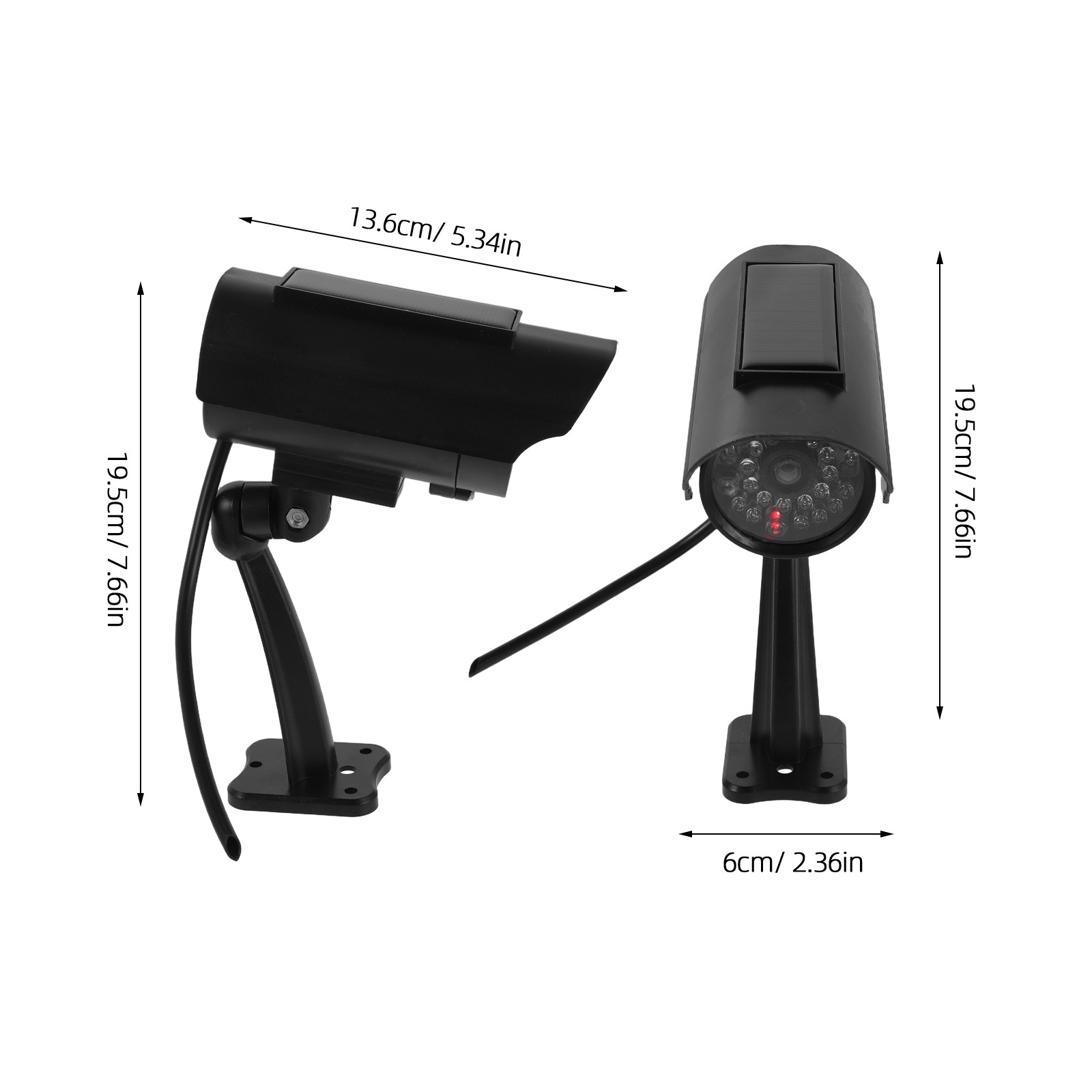 2 Buah Kamera Keamanan Tiruan, - Home Security Outdoor ulasan dan harga