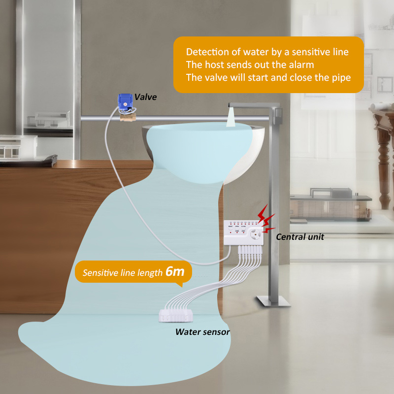 Sensor Kebocoran Air Produk Sm - Home Security Product ulasan dan harga