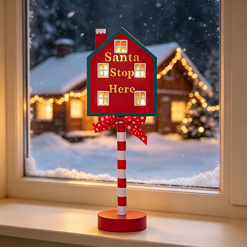 Lampu Dekorasi Meja LED Bertul - Home Security Yard Sign ulasan dan harga