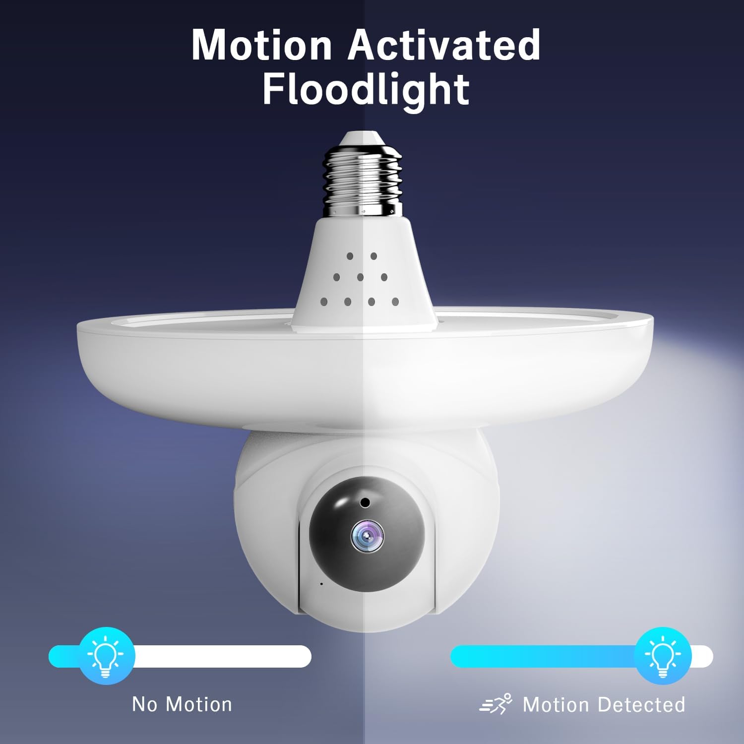 Kamera Bohlam Nirkabel 3MP HD  - Home Security Product ulasan dan harga