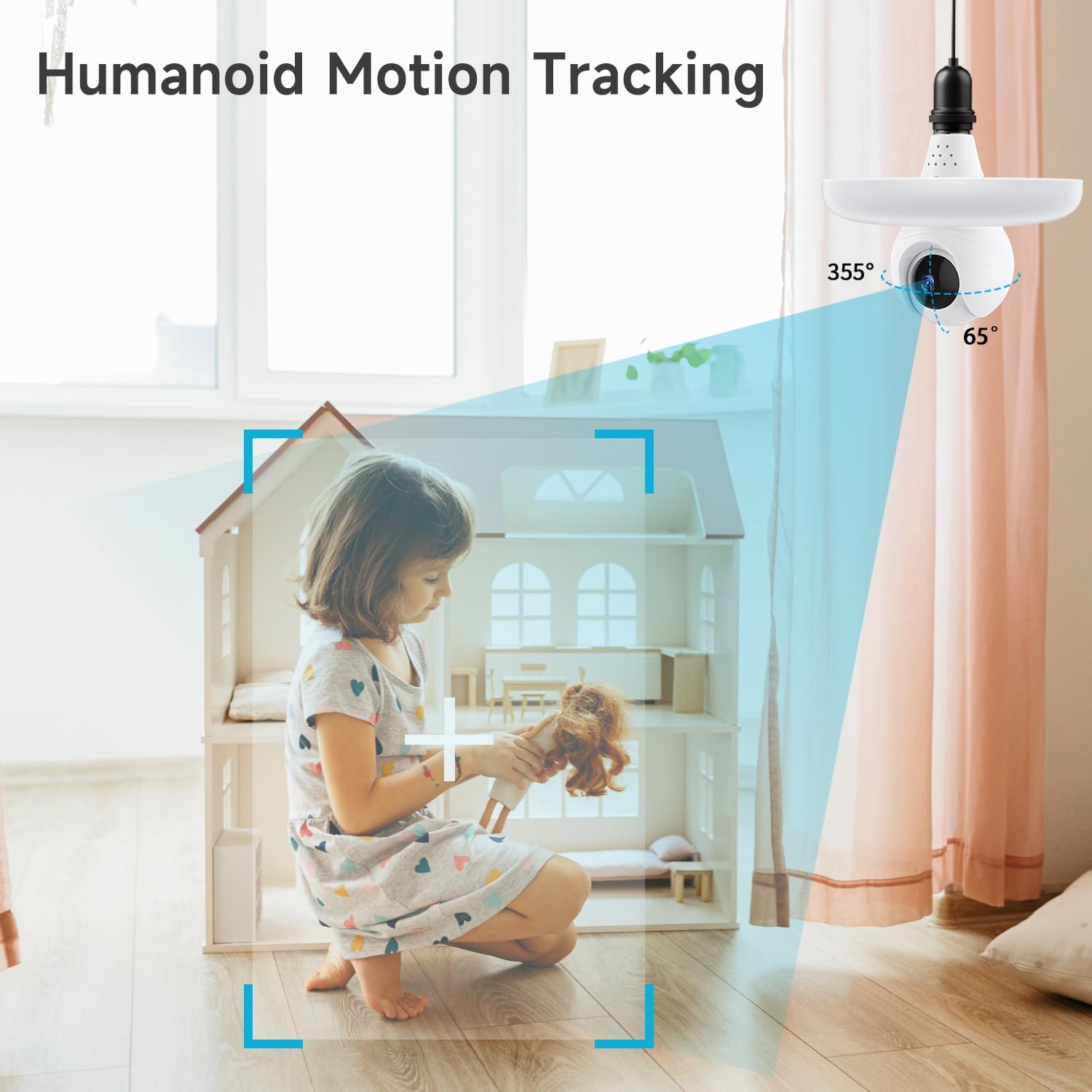 Kamera Bohlam Nirkabel 3MP HD  - Home Security Product ulasan dan harga