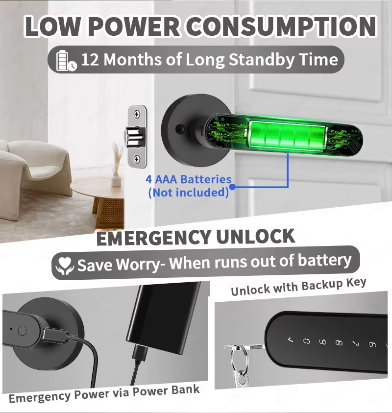 TTLock Smart Digital Door Lock - Home Security Group ulasan dan harga