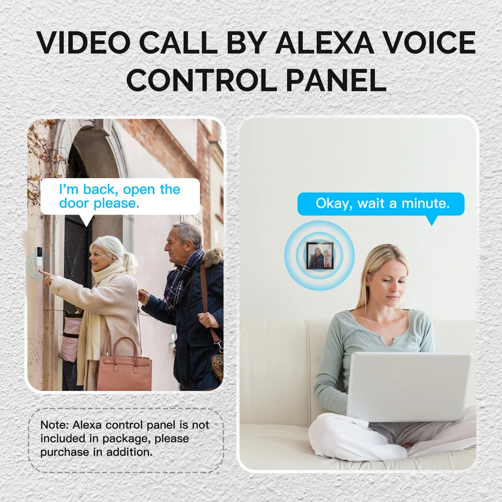 MOES Tuya kamera bel pintu Vid - Home Security Product ulasan dan harga